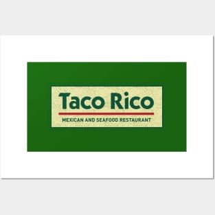 Taco Rico Posters and Art